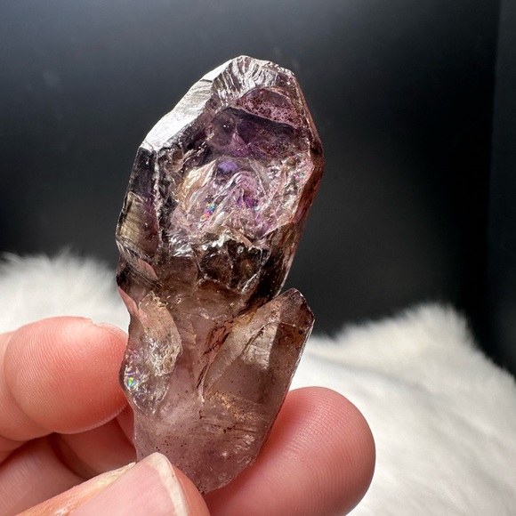 Super 7 Amethyst Smokey Scepter - Picture 7 of 13